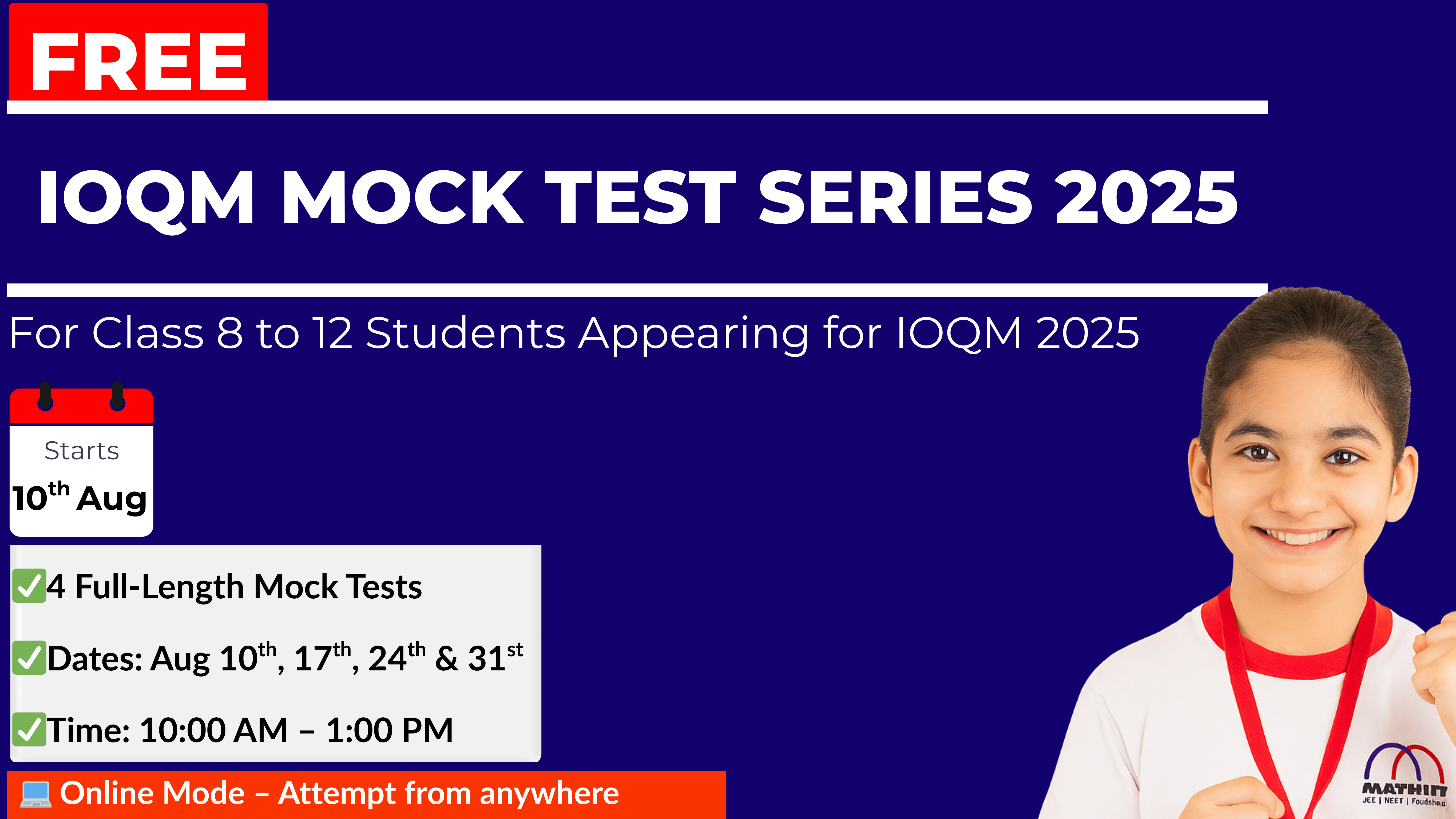 IOQM - 2025 Mock Test Series